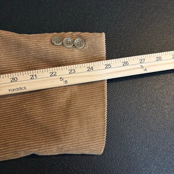 Hunt Valley Men's 46L Brown Blazer Corduroy Padded Lined Inner Pockets Jacket - Picture 11 of 14